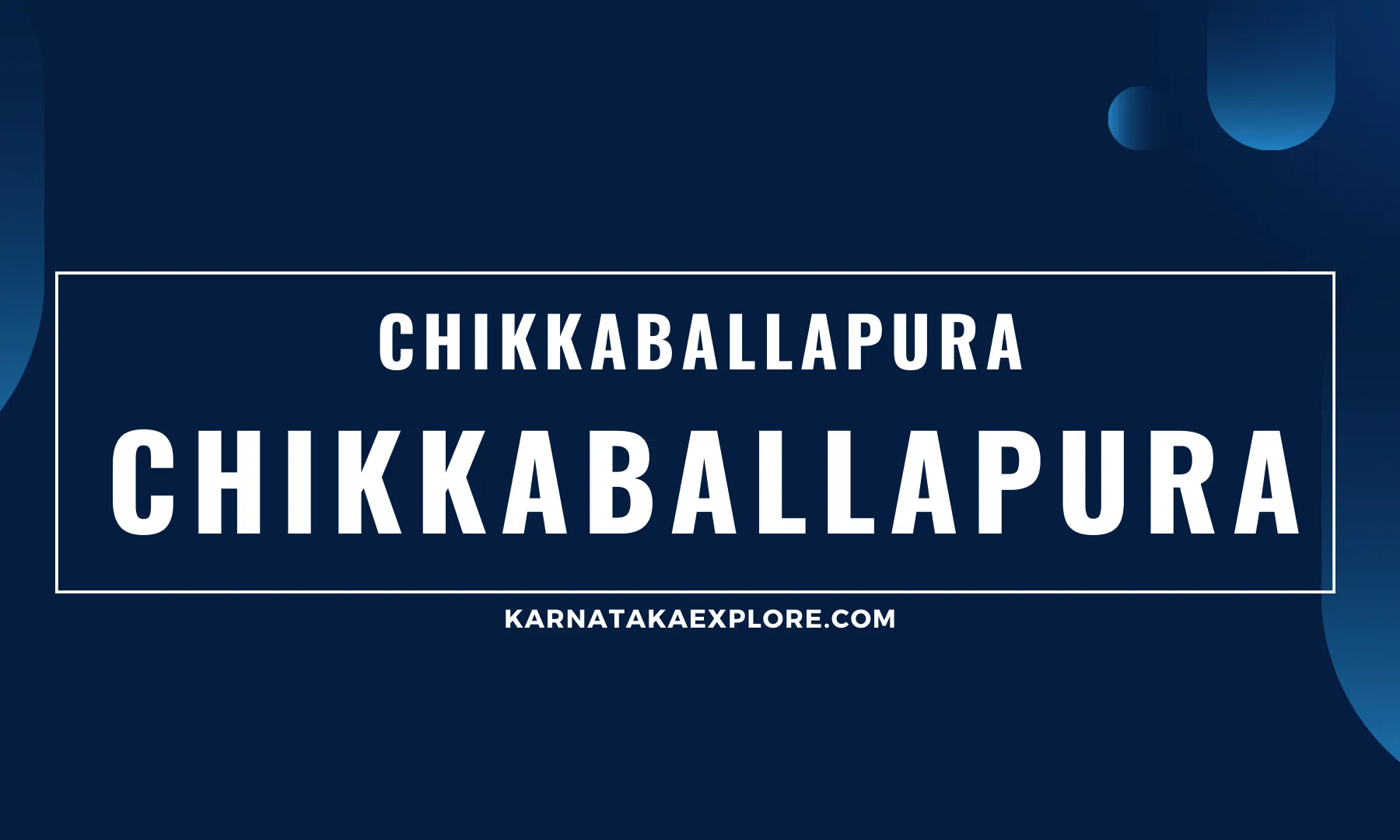 Chikballapur Taluk