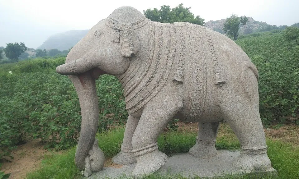 Maliabad Stone Elephant